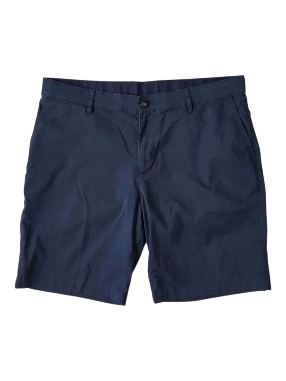 Faherty Men's Movement Chino Shorts sz 35 Navy Blue 9